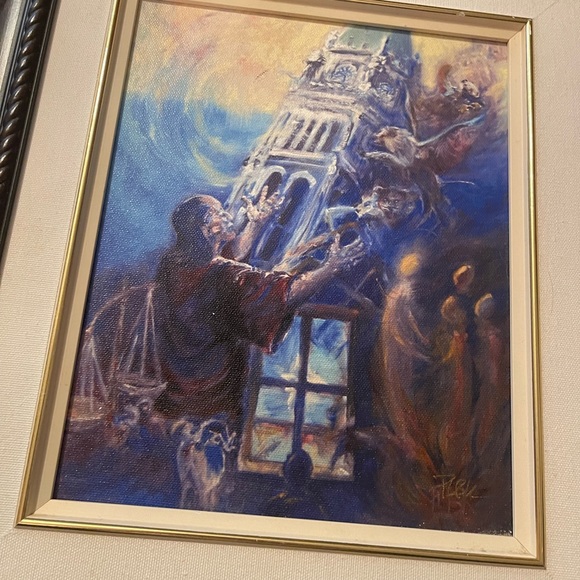 Patricia Kingsley Signed printed canvas “DANIEL” Religious painting 12 Prophets - Picture 14 of 15